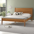 Mid-Century Panel Bed