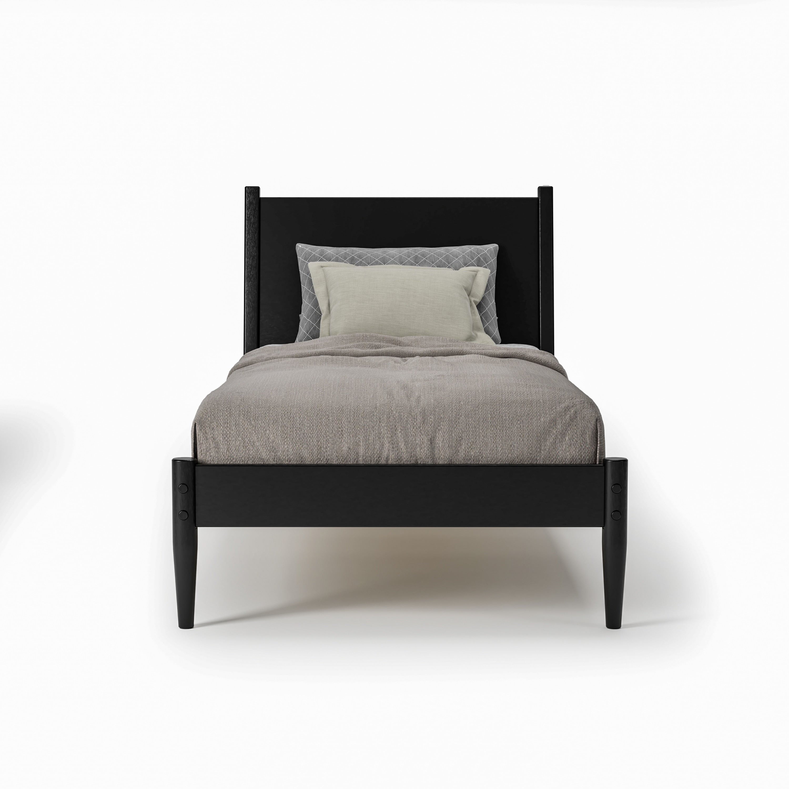 Mid-Century Panel Bed