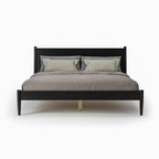 Mid-Century Panel Bed