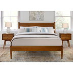 Mid-Century Panel Bed