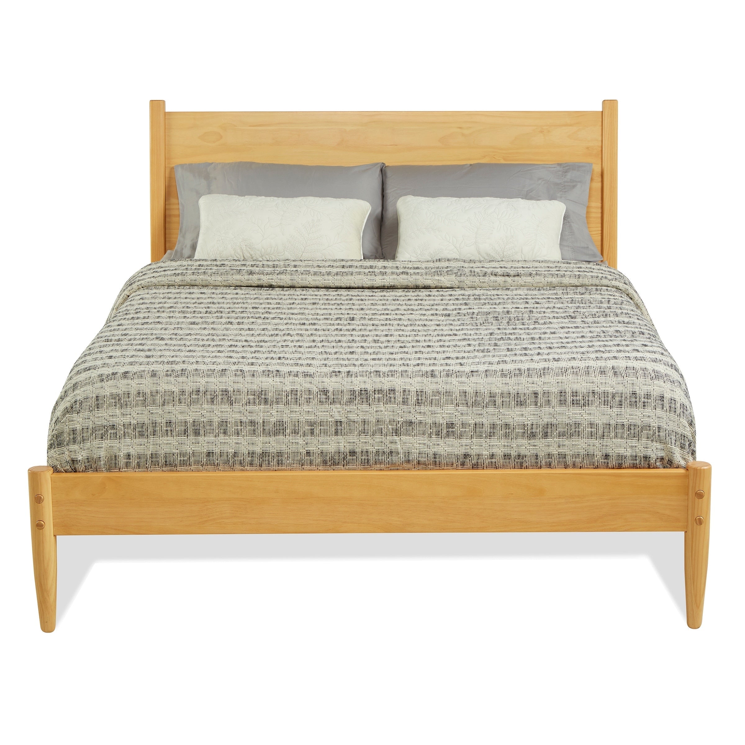 Mid-Century Panel Bed