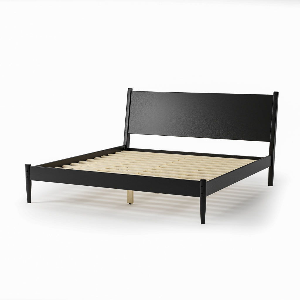 Mid-Century Panel Bed