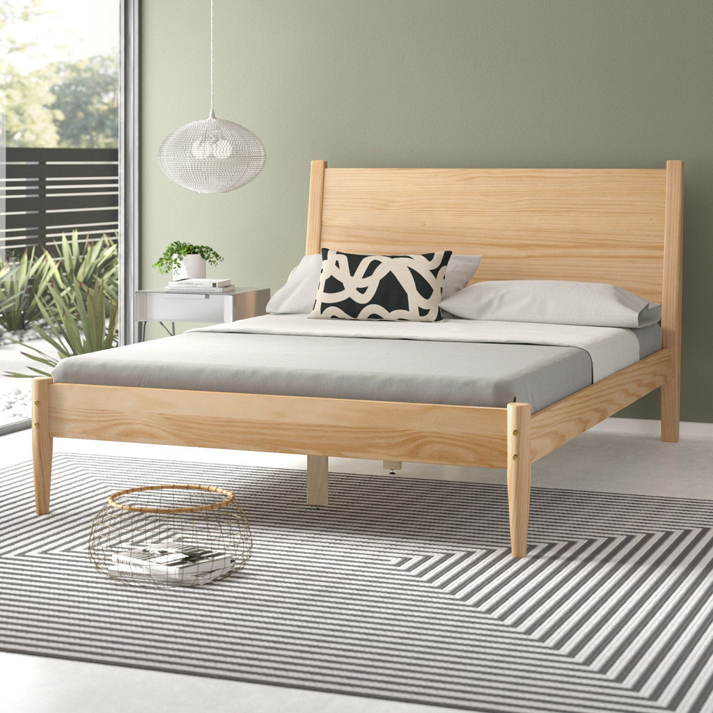 Mid-Century Panel Bed