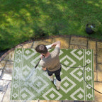 Milan Design 100% Eco-friendly Lightweight Plastic Outdoor Mat/Rug