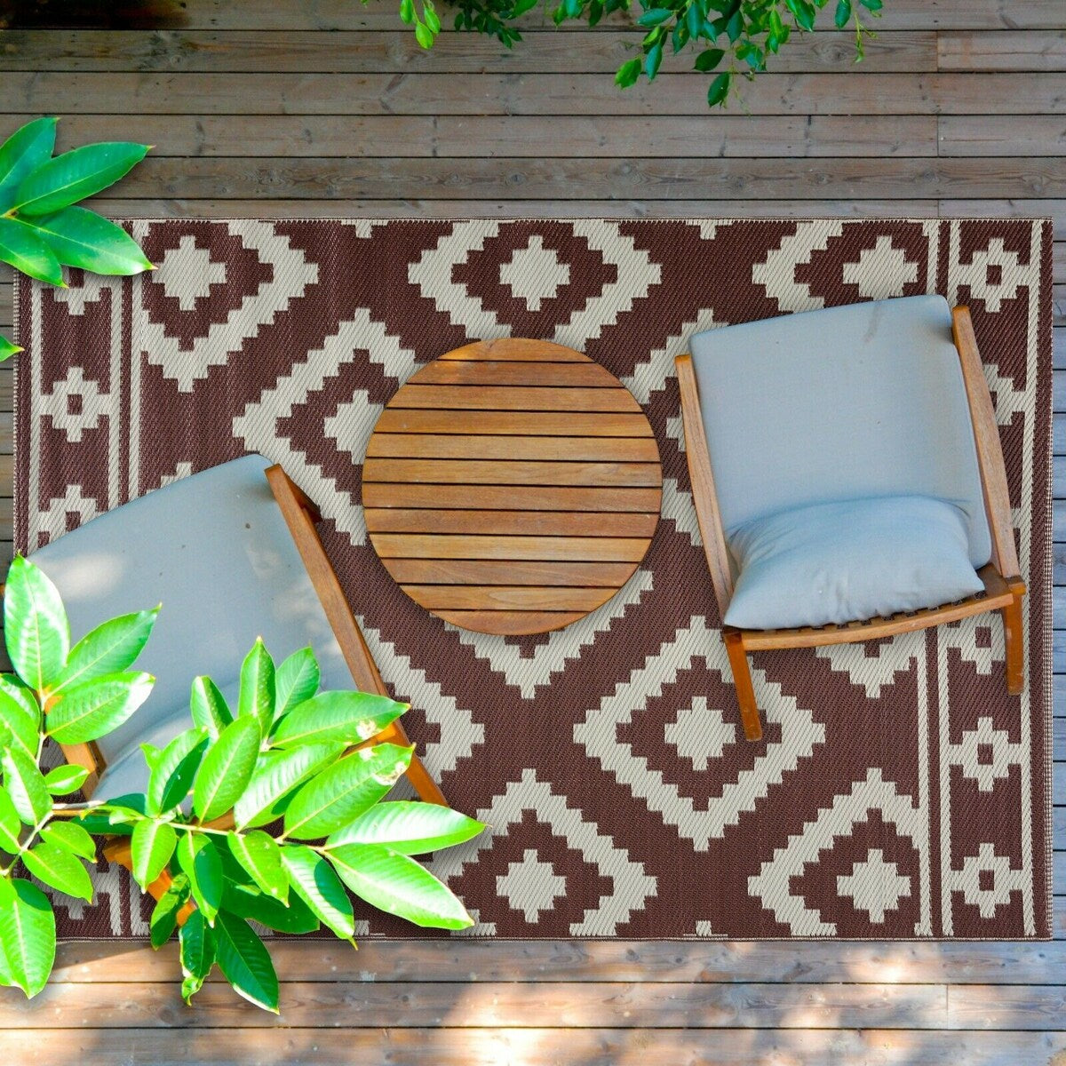 Milan Design 100% Eco-friendly Lightweight Plastic Outdoor Mat/Rug