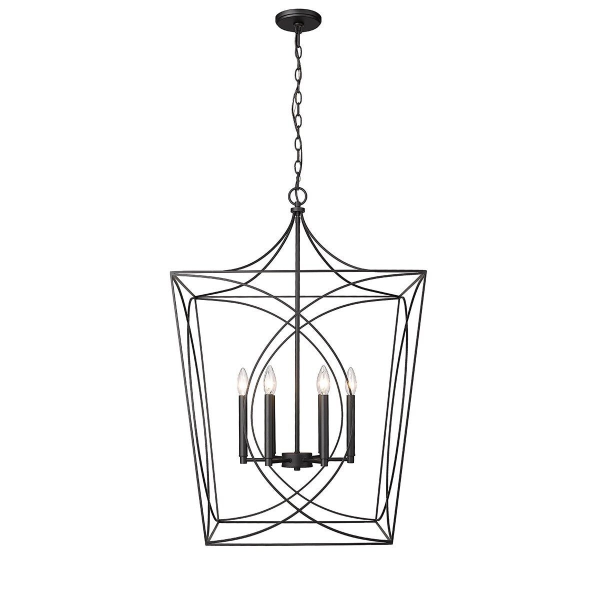 Millennium Lighting Tracy 4 Light Pendant Fixture in Multiple Finishes