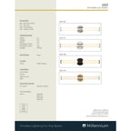 Millennium Lighting Truman LED Bathroom Vanity Fixture in Multiple Finishes