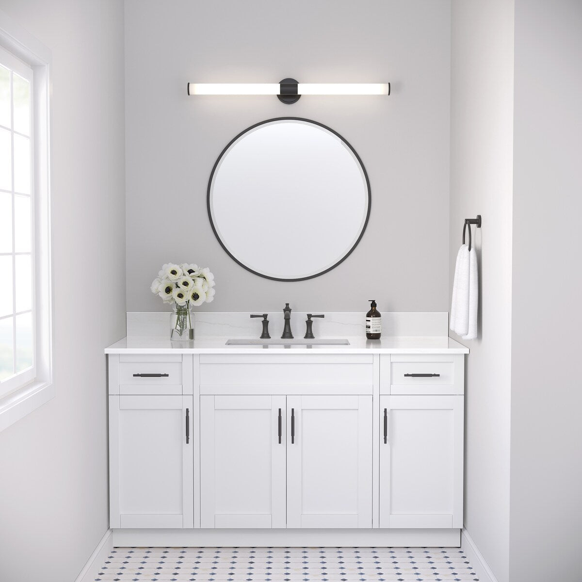 Millennium Lighting Truman LED Bathroom Vanity Fixture in Multiple Finishes