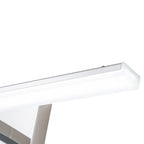 Minimalist Chrome Dimmable LED Linear Vanity Light
