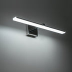 Minimalist Chrome Dimmable LED Linear Vanity Light