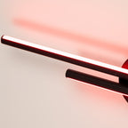 Minimalist 2-Light Dimmable LED Vanity Light Linear Metal Wall Sconce