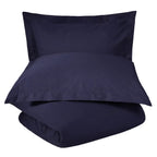 Superior 300-Thread Count Cotton Percale Duvet Cover Set