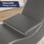 Mixoy Indoor Yoga Chair,Curved Yoga Chaise Lounge Chair for Adults Stretching Exercising Relaxing