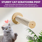 Moasis Cat Wall Shelves Set Wall Mounted Wood Cat Climber Set