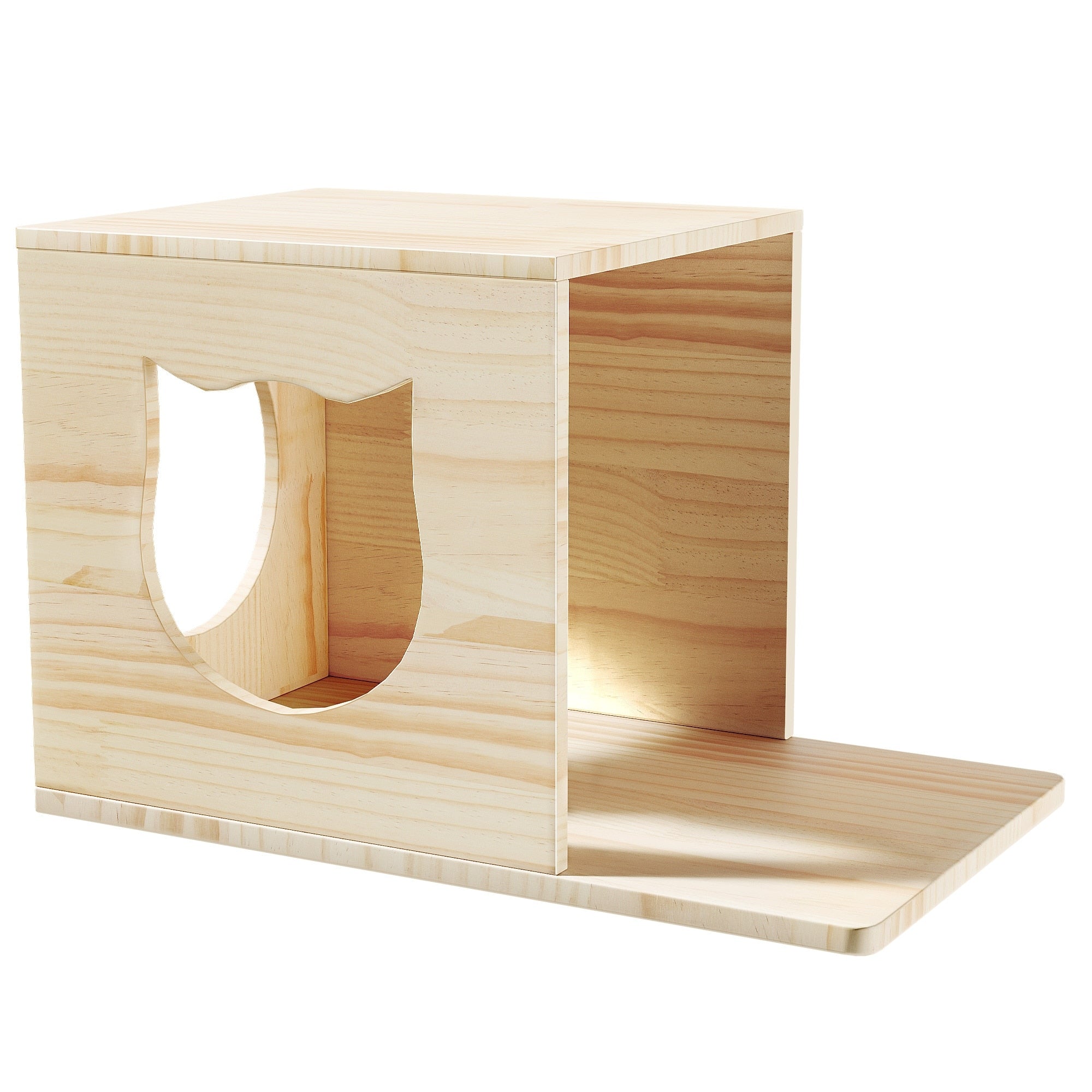 Moasis Cat Wall Shelves Set Wall Mounted Wood Cat Climber Set