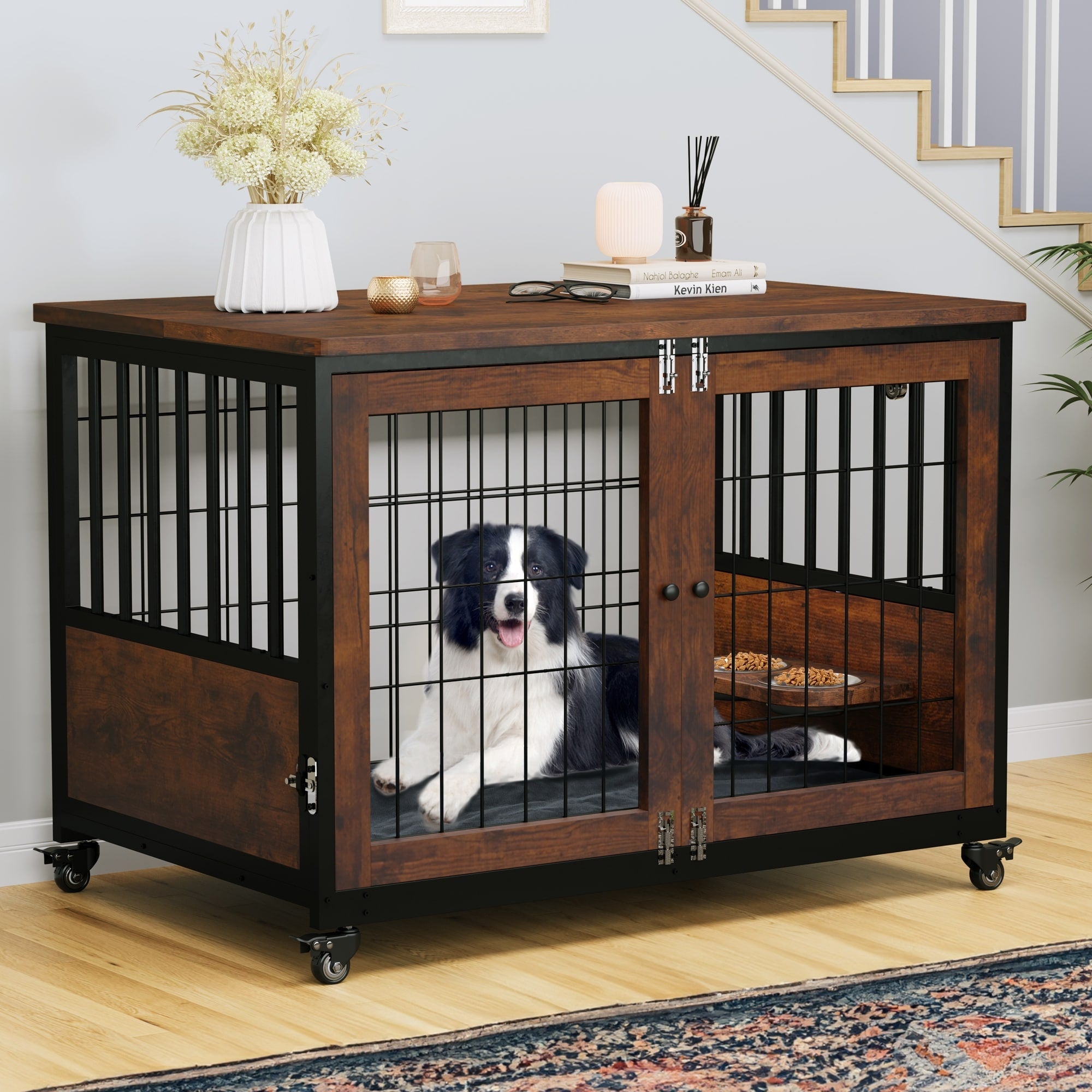 Moasis Furniture-style Dog Crate End Table