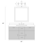 Modern 2/3/4/5-Light Bathroom Vanity Light Globe Glass Wall Sconce Minimalist Design