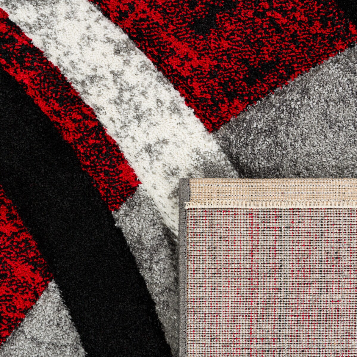 Modern Area Rug for Living Room Abstract Design