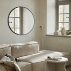 Modern Bathroom Wall Mounted Round Vanity Mirror