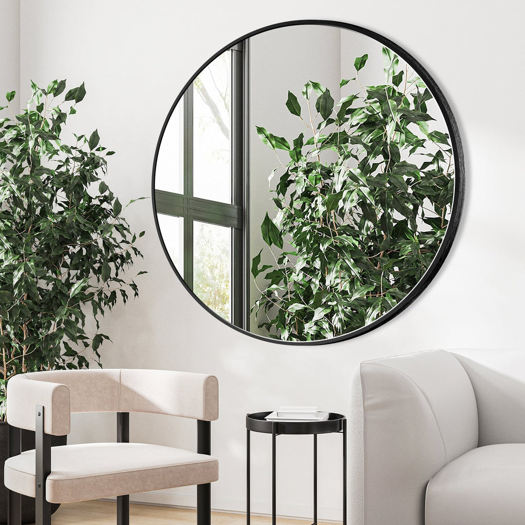 Modern Bathroom Wall Mounted Round Vanity Mirror