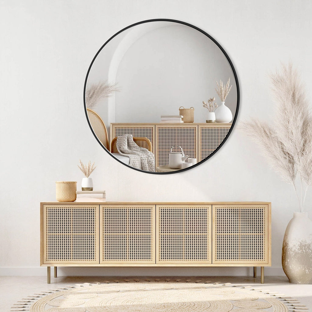 Modern Bathroom Wall Mounted Round Vanity Mirror