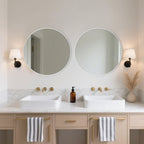 Modern Bathroom Wall Mounted Round Vanity Mirror
