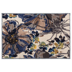 World Rug Gallery Modern Bright Flowers Non-Slip Area Rug Multi