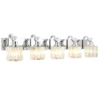 Modern Crystal Bathroom Vanity Lights Dimmable Wall Sconces