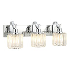 Modern Crystal Bathroom Vanity Lights Dimmable Wall Sconces