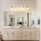 Modern Crystal Bathroom Vanity Lights Dimmable Wall Sconces