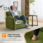 Modern Elephant Ears Armchair Accent Sofa Comfortable Seating for Living Room & Bedroom