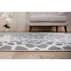 World Rug Gallery Modern Floral Circles Area Rug