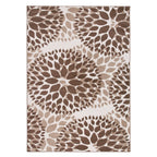 World Rug Gallery Modern Floral Circles Area Rug