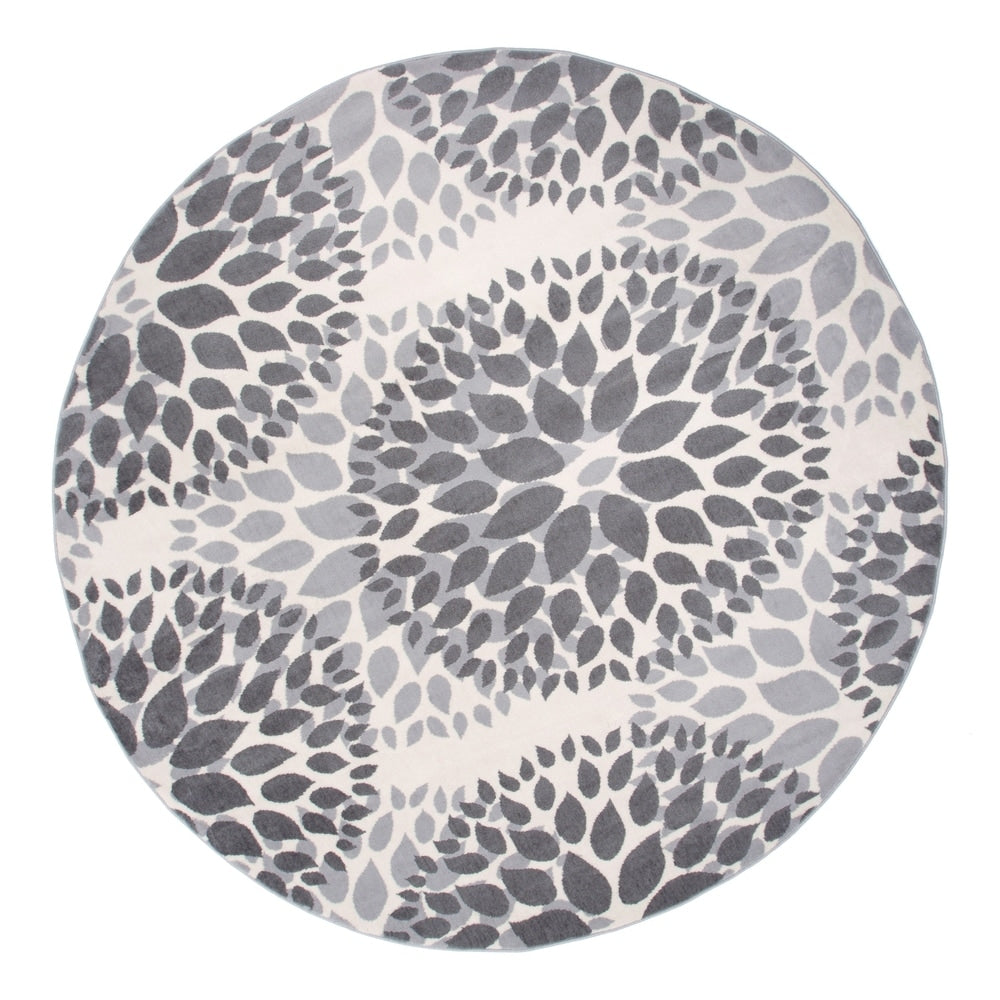 World Rug Gallery Modern Floral Circles Area Rug