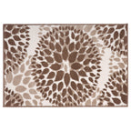 World Rug Gallery Modern Floral Circles Area Rug