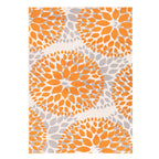 World Rug Gallery Modern Floral Circles Area Rug