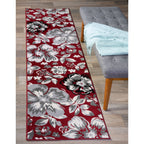 World Rug Gallery Modern Floral Design Area Rug