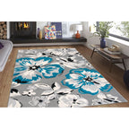 World Rug Gallery Modern Floral Design Area Rug