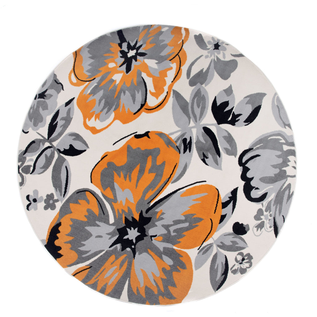 World Rug Gallery Modern Floral Design Area Rug