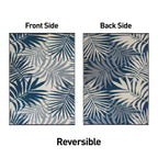 Modern Floral Reversible Plastic Outdoor Rugs