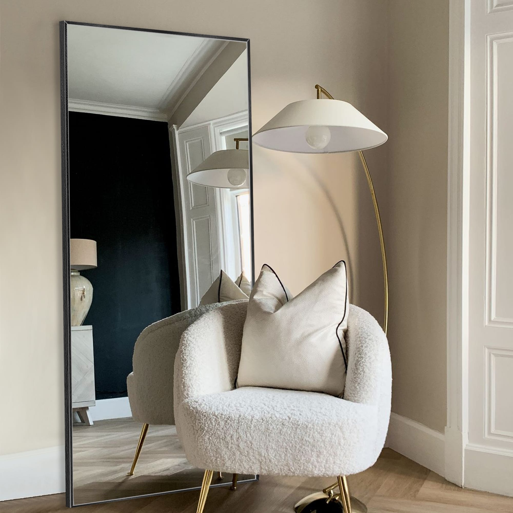 Modern Full Length Floor Mirror Freestanding Mirror