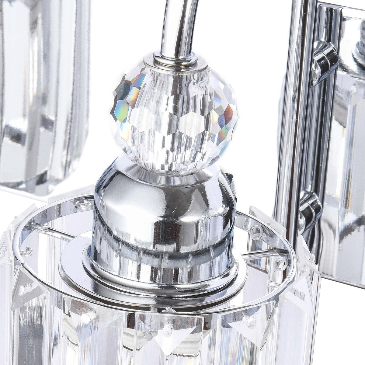 3/ 4-Light Modern Glam Crystal Dimmable Bathroom Vanity Light Linear Wall Light