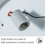 Modern Minimalist 2/3/5-Lights Metal Shaded Drum Flush Mount Ceiling Light