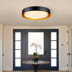 Modern Minimalist 2/3/5-Lights Metal Shaded Drum Flush Mount Ceiling Light