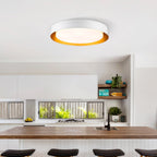 Modern Minimalist 2/3/5-Lights Metal Shaded Drum Flush Mount Ceiling Light