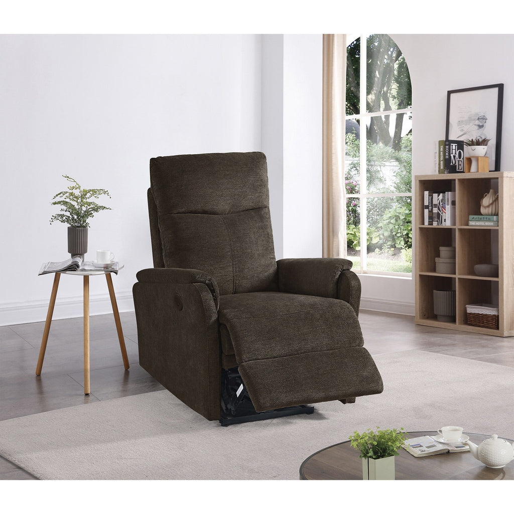Modern Power Recliner Chair with USB, Full Head & Lumbar Support