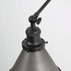 Set of 2 Modern Adjustable Swing Arm Lights Plug-in Hardwire Wall Sconces