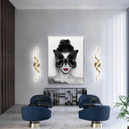 Modern Spiral Design LED Bathroom Vanity Light Dimmable Wall Light