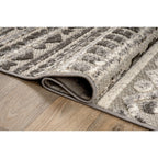 World Rug Gallery Modern Stripes Faded Geometric Indoor/Outdoor Area Rug