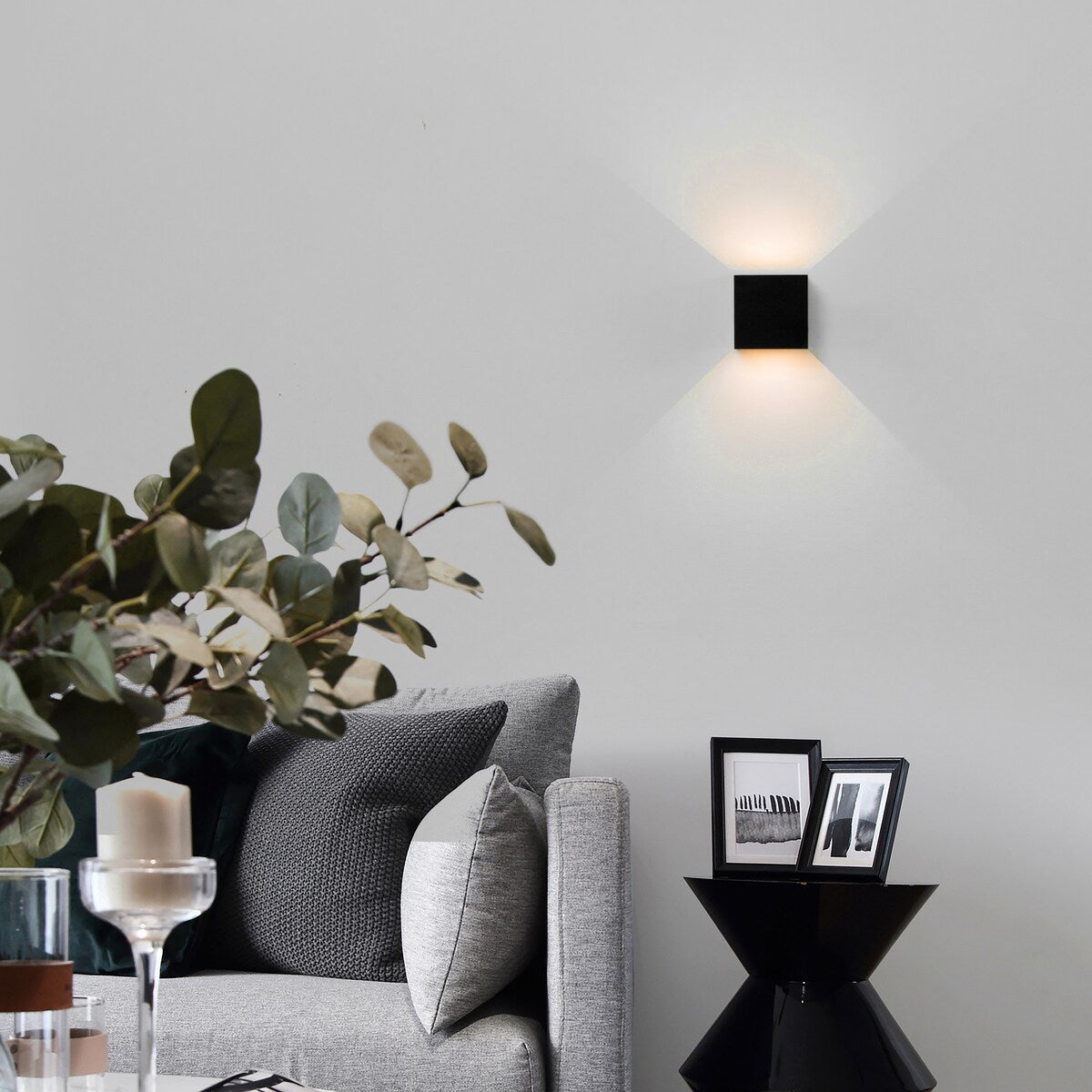 Modern Wall Sconce LED Waterproof Wall Lamp Aluminum with Adjustable Beam 10-Watt 4000K Cool White Indoor Outdoor